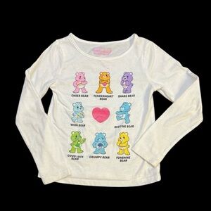 Little Girls Care Bears long sleeve shirt